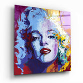 Marilyn Monroe Glass Wall Art.
